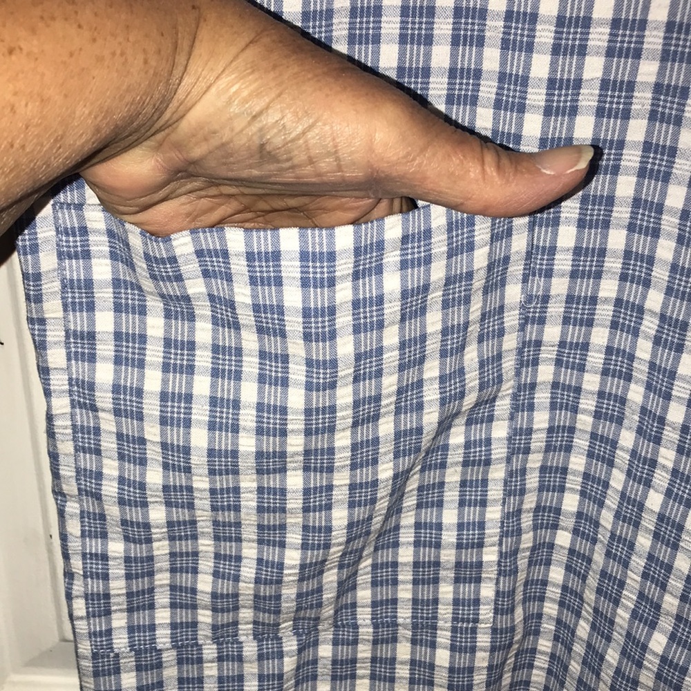 Women’s Seersucker Plaid Jumper - Picture 3 of 5